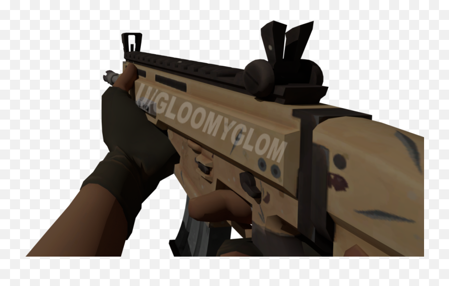 Fortnite If It Was First Person - Gunshot Png,Fortnite Scar Png
