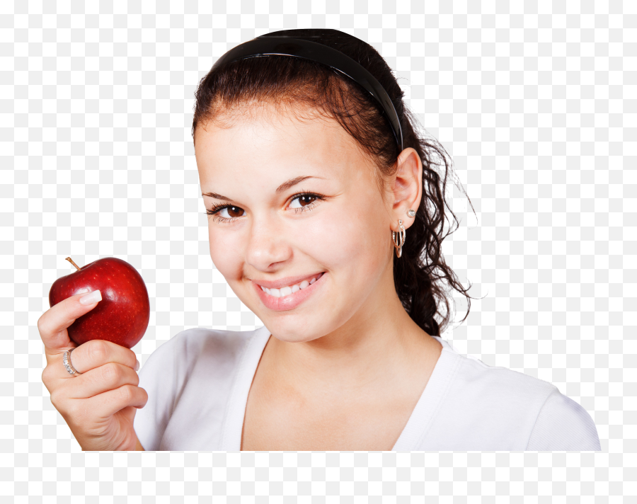 Download Girl With Red Apple Png Image For Free - Girl With Apple Png,Red Apple Png
