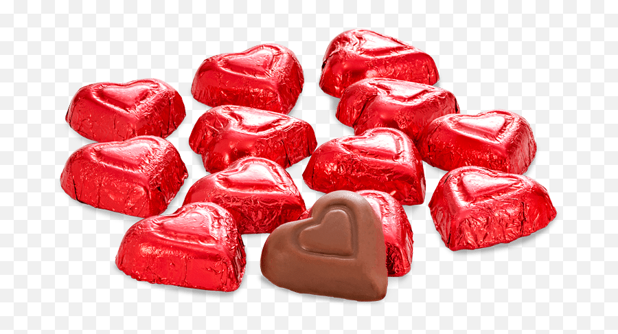 Red - Hearts Abdallah Candies Solid Png,Candy Hearts Png