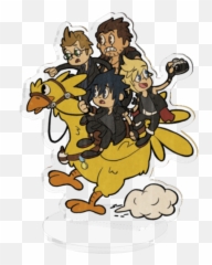 Final Fantasy 15 Classic Cartoon Chocobro Acrylic Standee U2014 Sherms Png