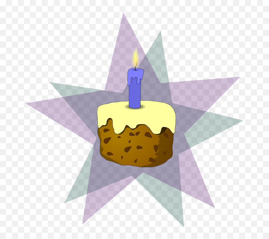 Birthday Cake Candle - Free Vector Graphic On Pixabay Cake With Candle Png,Birthday Candle Png