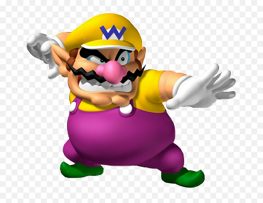 Wario Waluigi Mario Supermario Nintendo Freetoedit - Wario Transparent Png,Waluigi Transparent