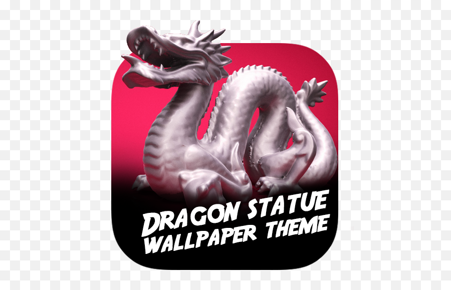 Silver Dragon Statue Red Theme - Dragon Png,Silver Dragon Icon