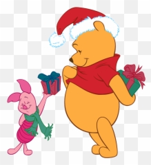 Library Of Eeyore Halloween Vector - Pooh Giving Gifts Png,Eeyore Transparent