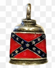 Colored Rebel Flag Gremlin Bell - Locket Png,Rebel Flag Png