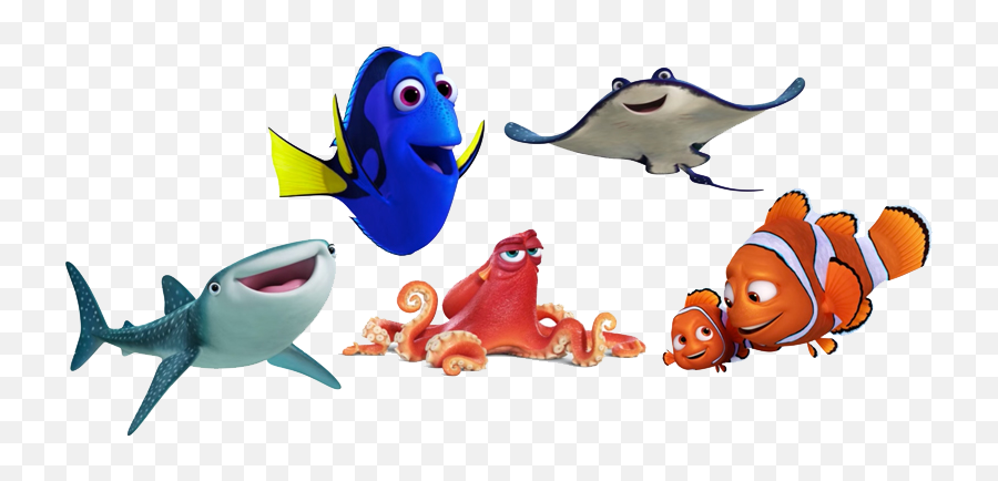 Finding - Finding Dory Main Characters Png,Nemo Png - free transparent png  images 