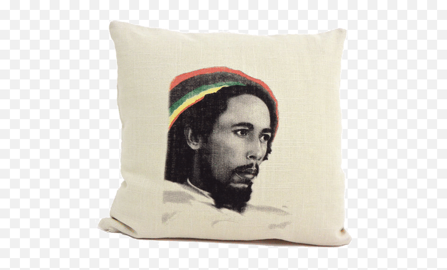 Bob Marley Imperial Gong Pillow - Decorative Png,Reggae Icon