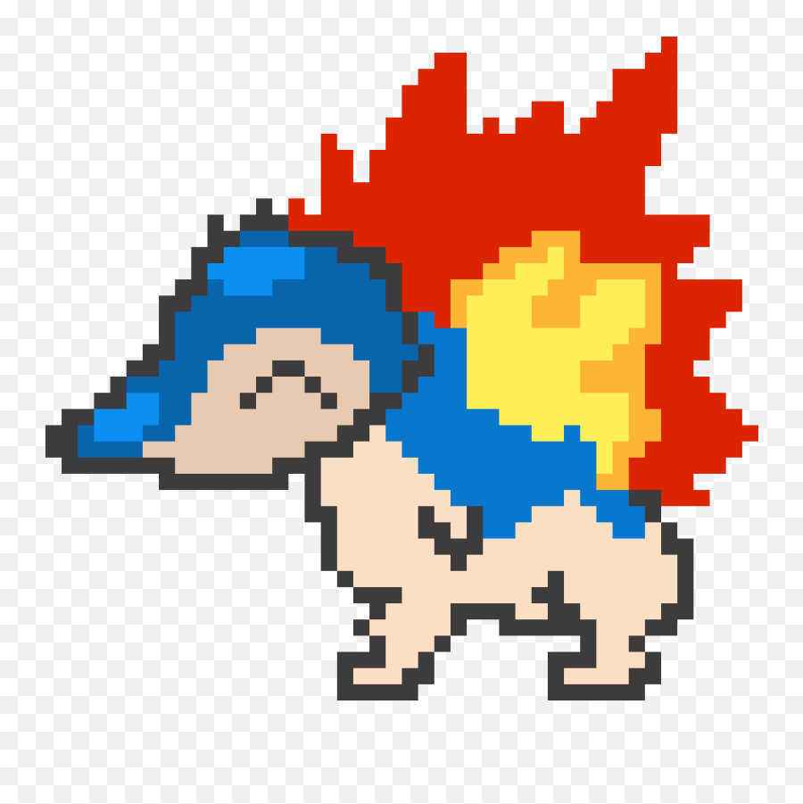 Cyndaquil Sprite Png Picture - Test Sprite,Cyndaquil Png