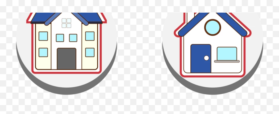 Color Cute House Icon Vector Ai Free Download - Pikbest Png,House Icon In Circle