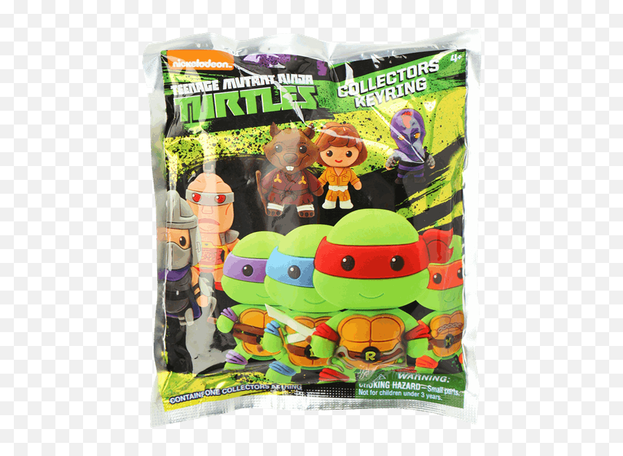 Teenage Mutant Ninja Turtles - Blind Rubber Collectoru0027s Keychain Single Pack Lego Png,Ninja Turtle Logo