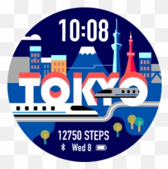 One Day In Tokyo Garmin Connect Iq - Language png