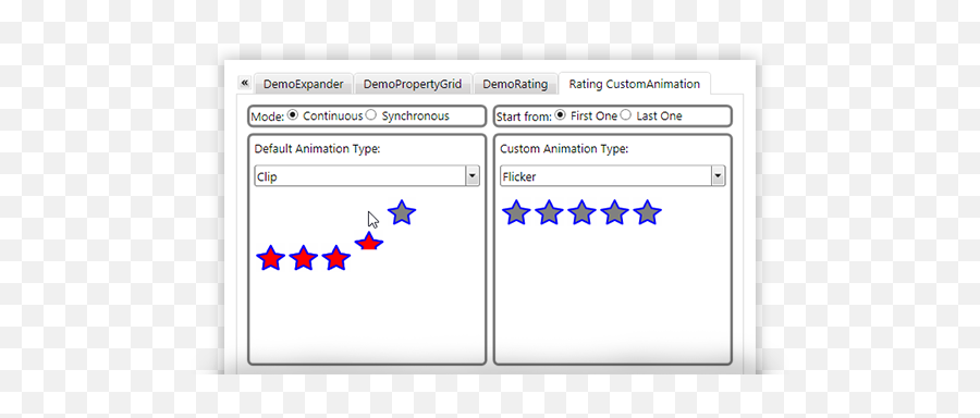 Adding Animations In Ratings For Wpf - Wpf Animation Png,Wpf Icon