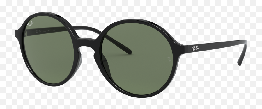 Rb4304 Sunglasses In Black And Green Ray - Ban Rayban Rb4304f Png,Rayban Icon Round