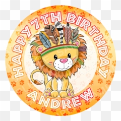 Lion - Vectorstock Cute png