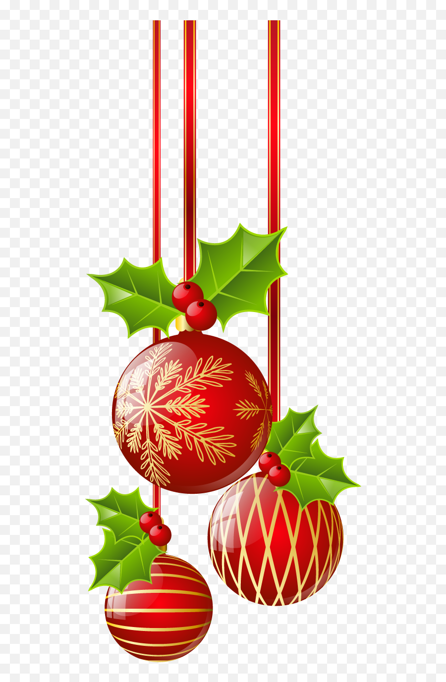 Christmas Ornament Common Holly - Christmas Decorations Clipart Png,Christmas Ornaments Png