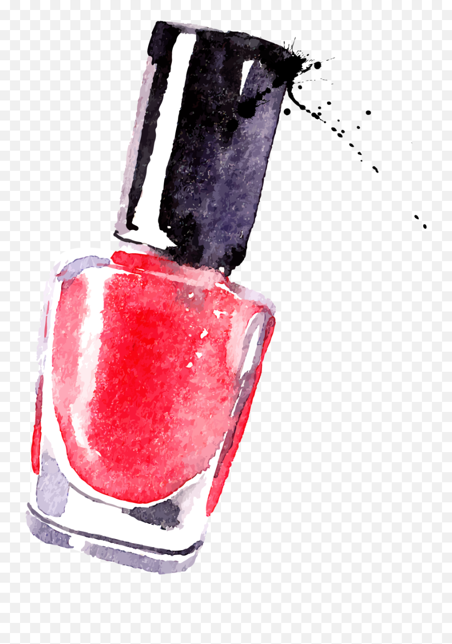 Nail Cosmetics Polish Painting Drawing - Nail Polish Painting Png,Nail Polish Png