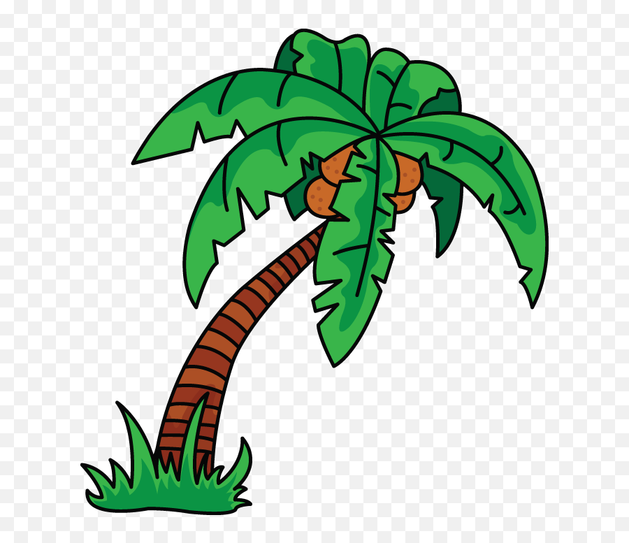 Scarce Palm Tree Drawing How To Draw A - Palm Draw Png,Scarce Png