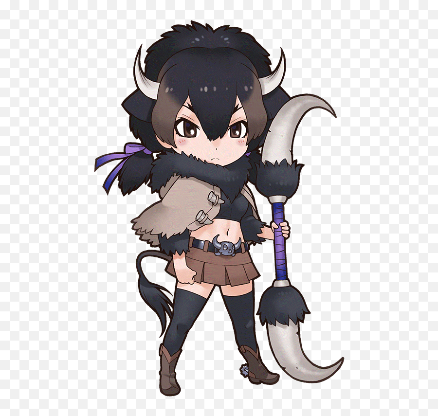 American Bison - Japari Library The Kemono Friends Wiki Cartoon Png,M Bison Png