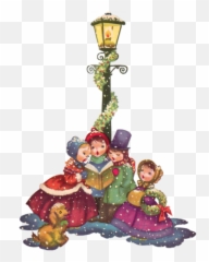 Vintage Christmas Png 14 Cliparts For Free Download - Vintage Christmas Carolers Clipart,Free Christmas Png