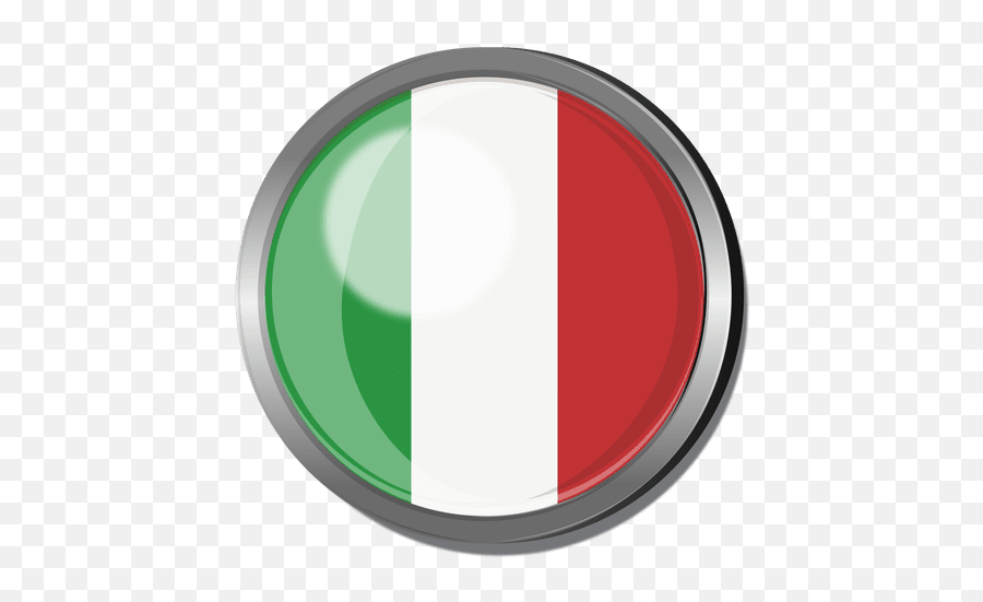 Italy Flag Badge - Transparent Png U0026 Svg Vector File Bandera De Italia En Circulo,Italy Png