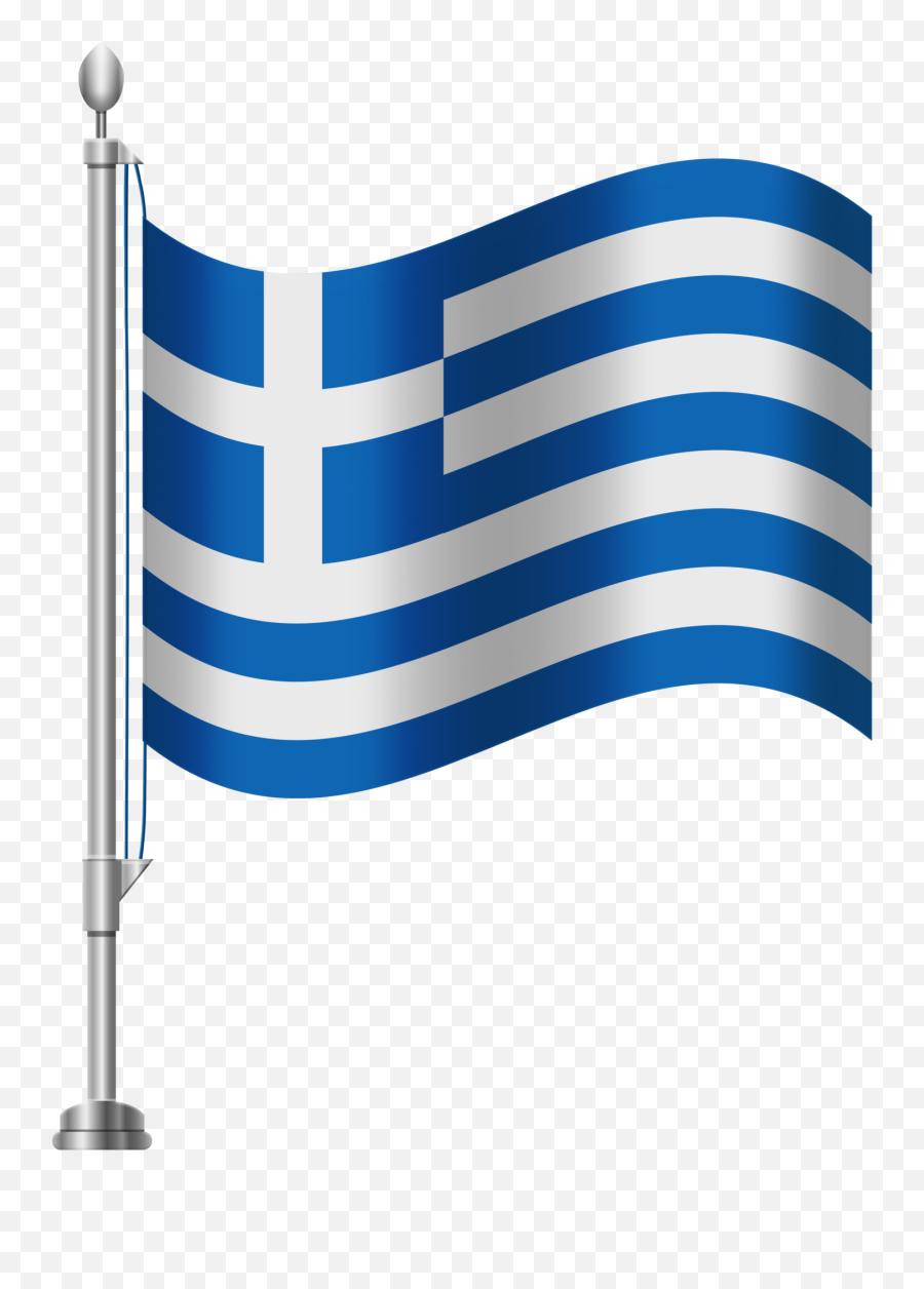 Greece Flag Png Clip Art - Transparent Taiwan Flag Png,Flag Pole Png