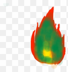 Download Drawing2 - Green Fire Illustration PNG Image with