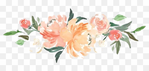 Download Hd Watercolor Spring Floral - Sticker Labels For Bridal Shower Png,Floral Pattern Png