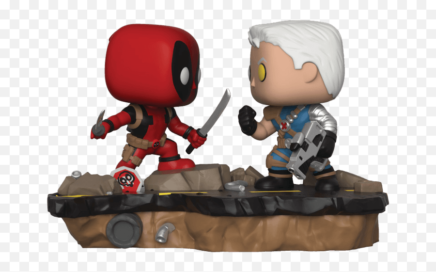 Deadpool Vs Cable Comic Moments Pop - Funko Pop Marvel Comic Moments Deadpool Vs Cable Vinyl Figure Png,Dead Pool Png