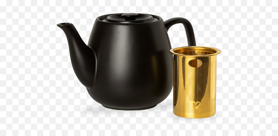 T2 Teaset Hugo Black Teapot Small - T2 Teapot Set Png,Tea Set Png