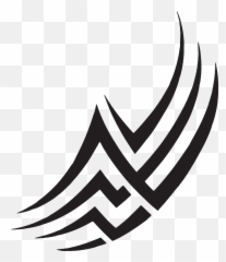 Black Abstract Lines Png Picture Arts - Tribal Vector Png
