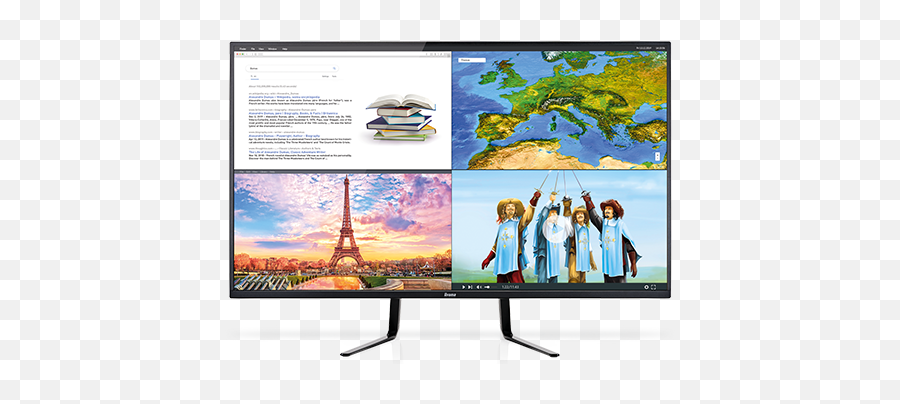 Iiyama Monitors U2013 Choose Japanese Quality - Iiyama Prolite X4372uhsu B1 Png,Computer Monitor Png