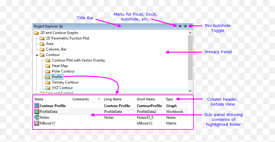Help Online - User Guide The Origin Interface Screenshot Png,Scroll Bar Png