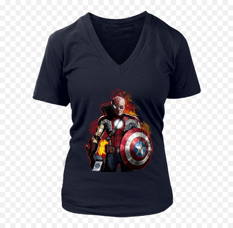 Stan Lee The Mightiest Marvel Superhero Avengers Shirts - Captain America Png,Stan Lee Png