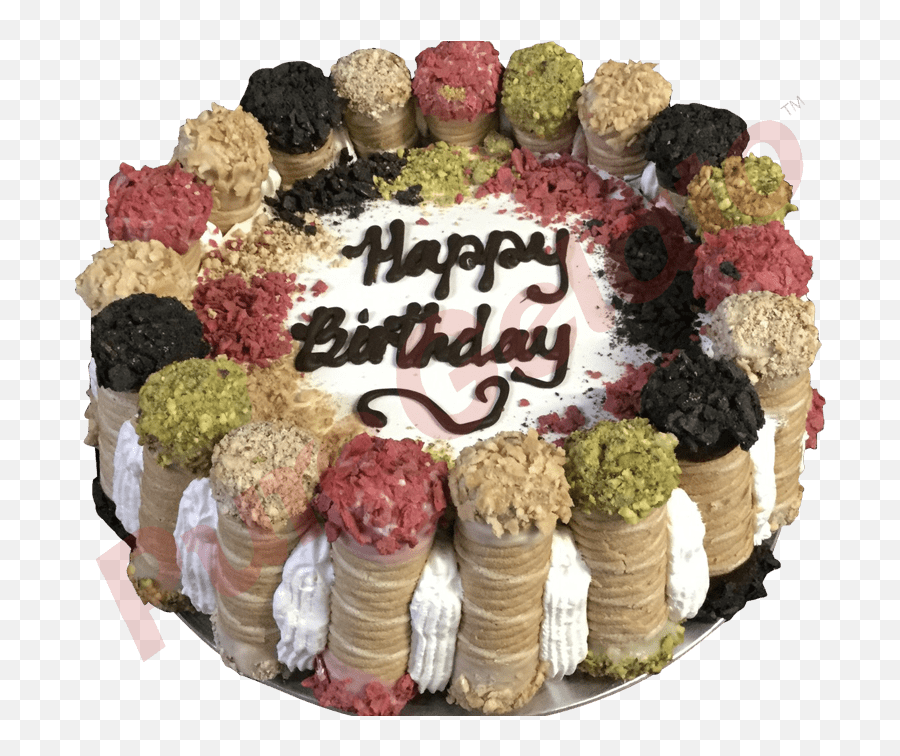 Cannoli Gelato Cake 15 Person Size - Pure Gelato Sydney Birthday Cake Png,Cannoli Png