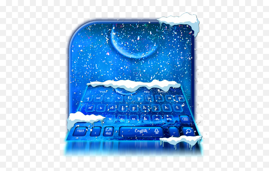 Live Snowing Night Keyboard Theme Amazoncouk Appstore - Clip Art Png,Snowing Transparent