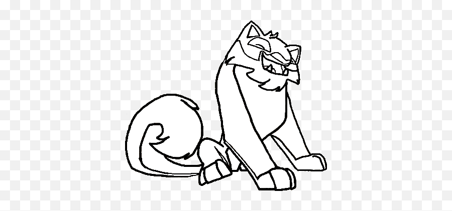Download Hd Leopard Lineart - Animal Jam Snow Leopard Base Animal Jam Snow Leopard Base Png,Snow Leopard Png