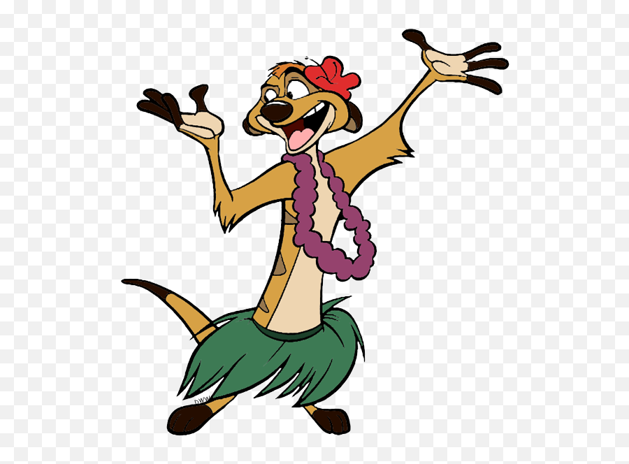 Timon Hula Dancing - Grass Skirt Full Size Png Download Timon Hula Png,Skirt Png