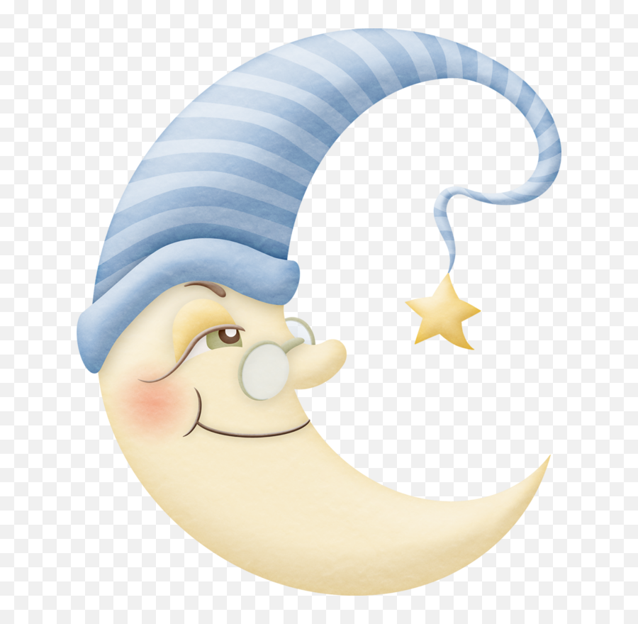 Moon Crescent Png - Crescent Clipart Moon Starts Cute Moon Baby Moon And Stars Clipart,Cartoon Moon Png