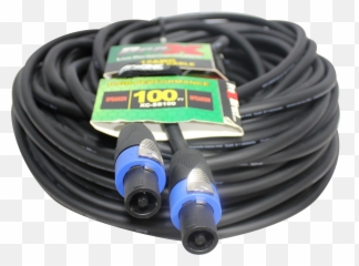 100 Ft Speakon To 12awg High Performance Speaker - Ethernet Cable Png,Cables Png