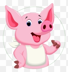 Download Cute Piggy Banks Clipart - Art Full Animated png