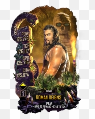 Wwesc S6 Roman Reigns Primal - Primal Wwe Supercard Png,Wwe Roman Reigns Png