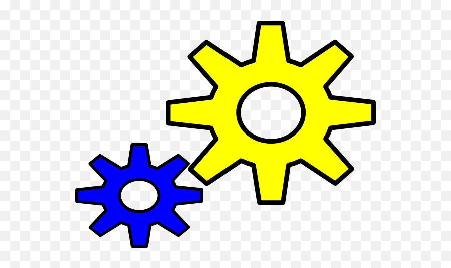 Download Gears Clipart Machine Gear - Free Yellow Gear Mover Gears Png,Gear Clipart Transparent