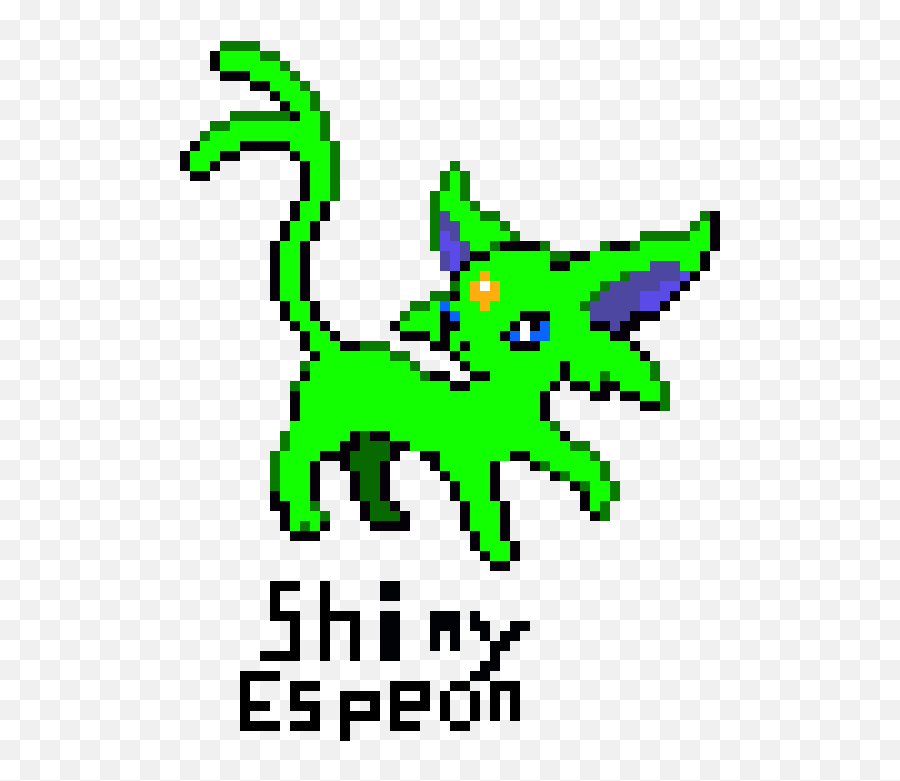 Shiny Espeon Pixel Art Maker - Espeon Sprite Png,Espeon Png