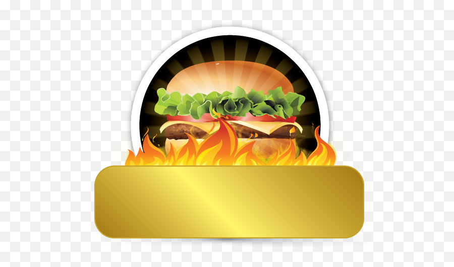Make Fast Food Burger Logo Online Png