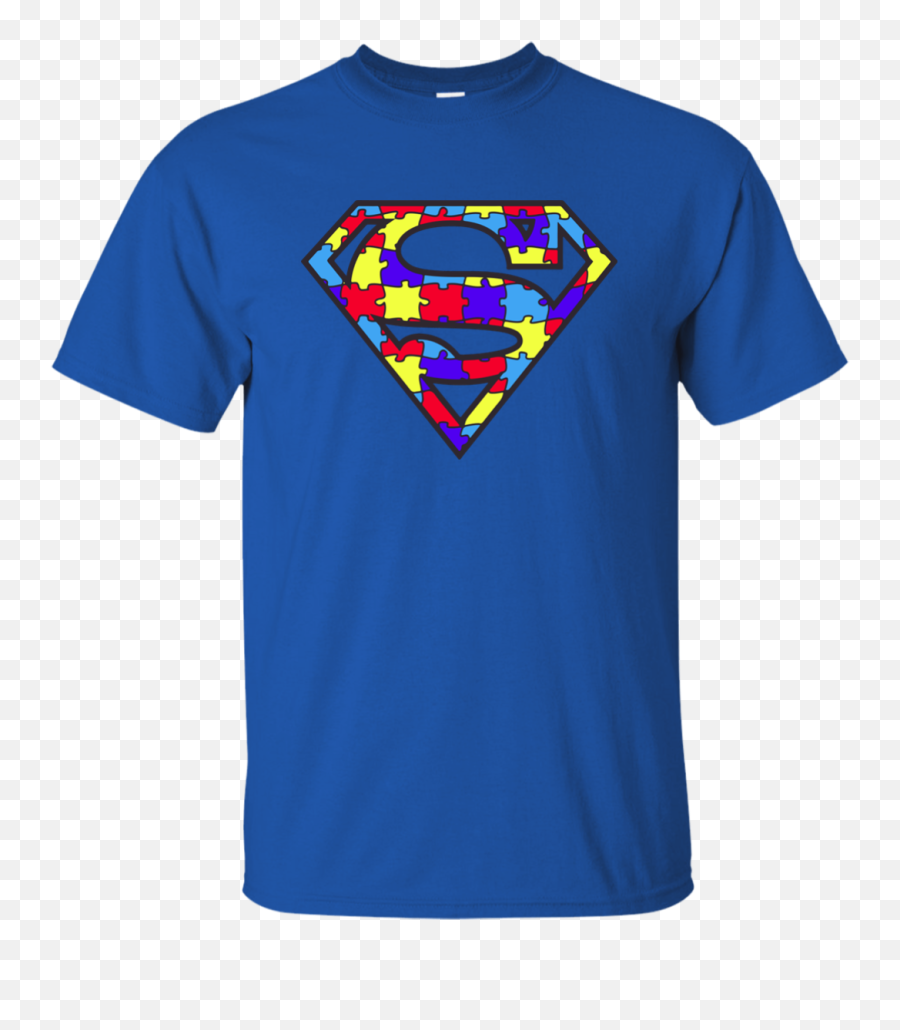 Autism Awareness Superman Logo Light - Kids Max Fleischer Superman T Shirt Png,Superman Logo