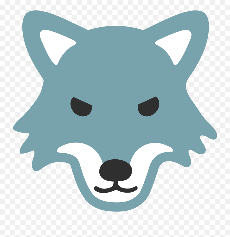 Fileemoji U1f43asvg - Wikimedia Commons Big Bad Wolf Head Png,Lobo Png