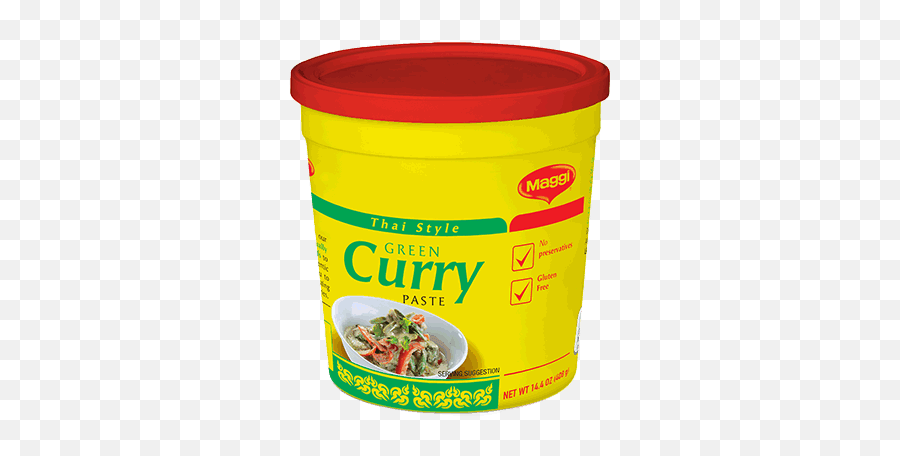 Maggi Green Curry Paste 6 X 900g Product - Localized Name Maggi Png,Curry Png