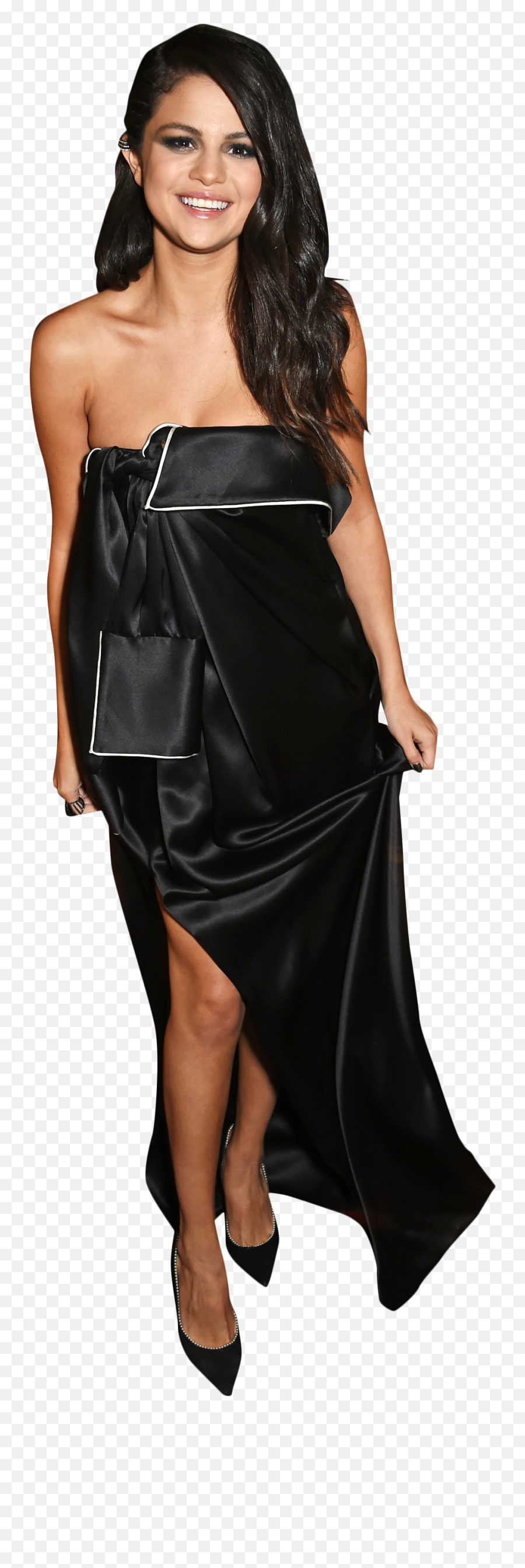 Selena Gomez Black Dress Png Image - Little Black Dress,Black Dress Png