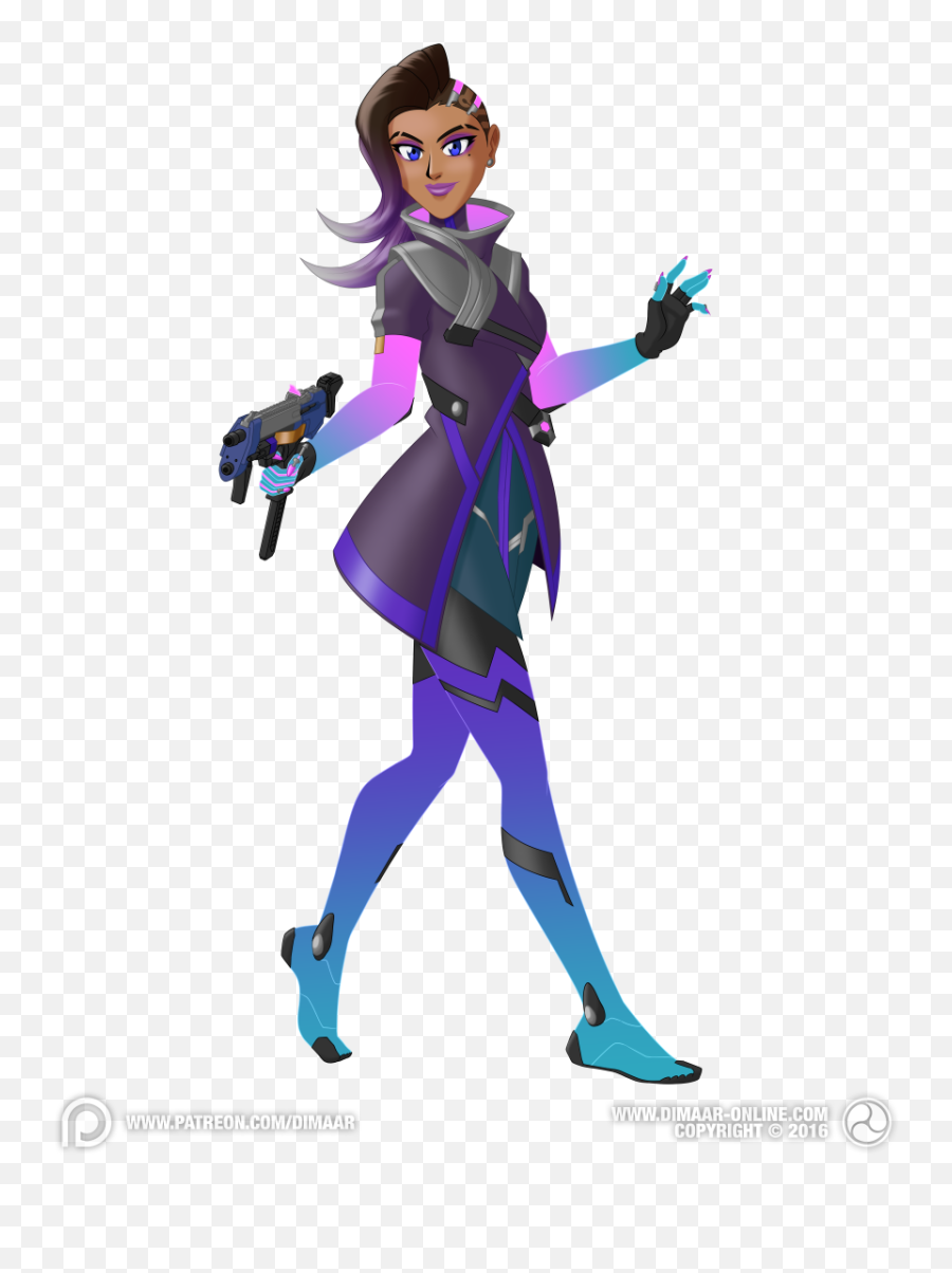 Sombra Png - Sombra Overwatch Png,Sombra Png