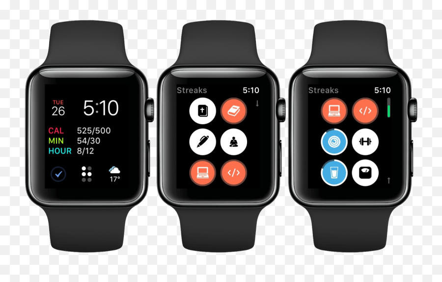 Streaks For Iphone And Apple Watch - Apple Watch Starbucks App Png,Streaks Png